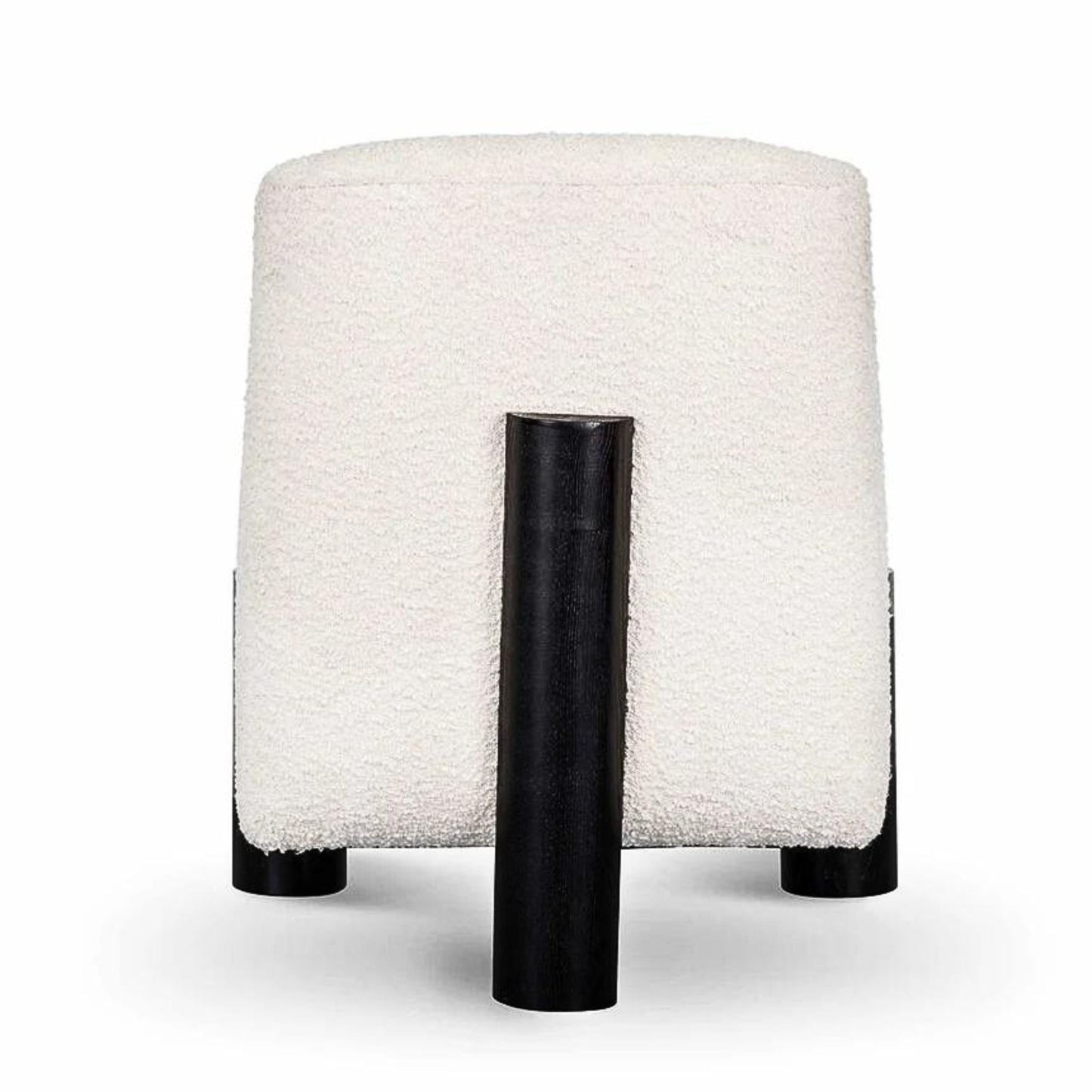 Lumina Ivory White Boucle Lounge Chair