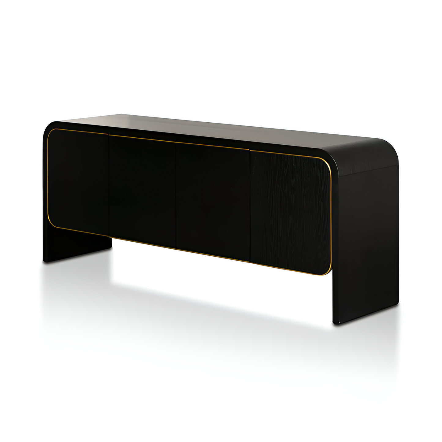 Brooklyn Textured Espresso Black Buffet, 2m