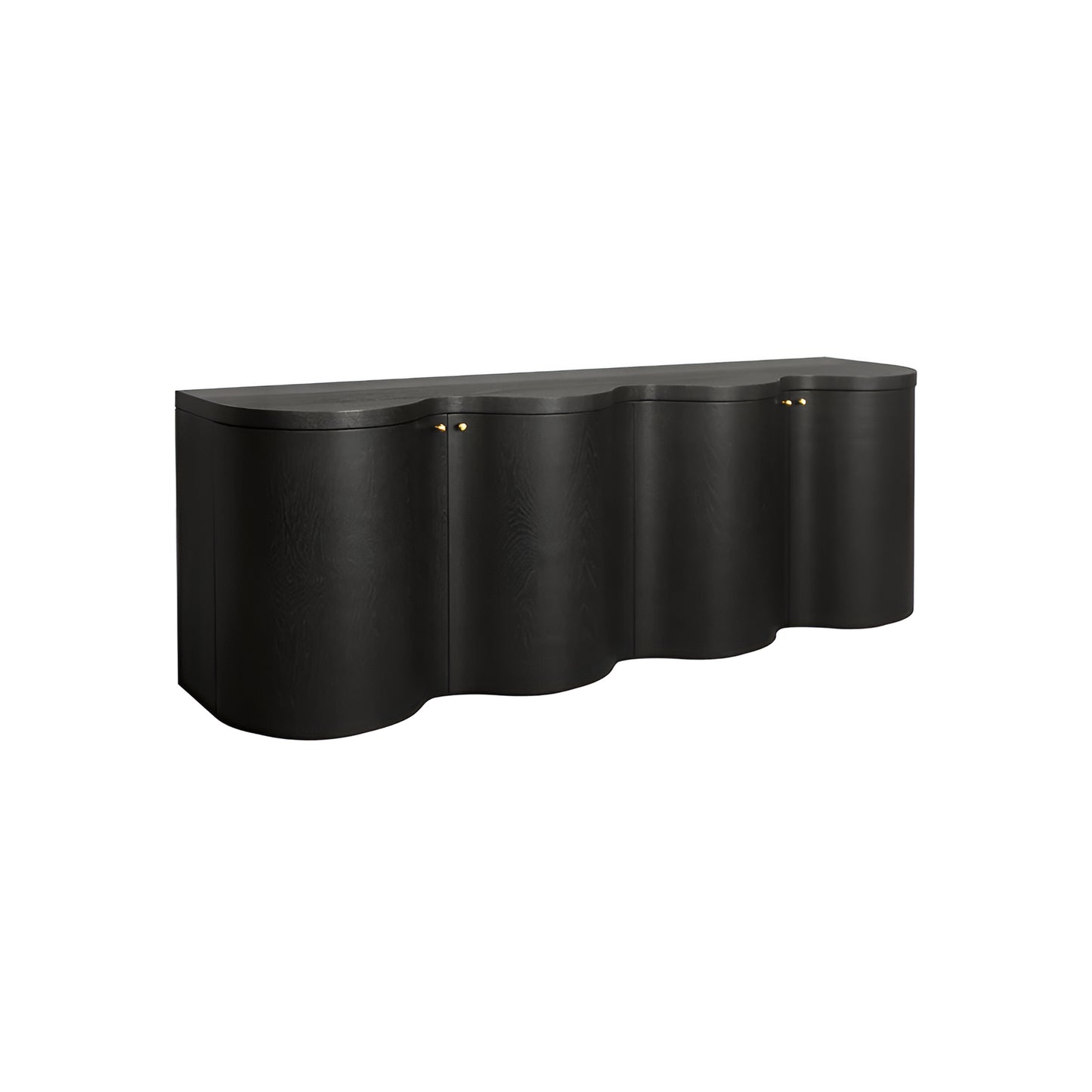 Liverpool Black Sideboard Unit, 2.15m