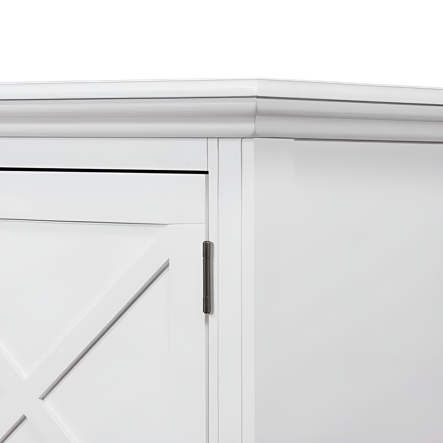Sorrento Hamptons Entertainment Unit White, 1.7m