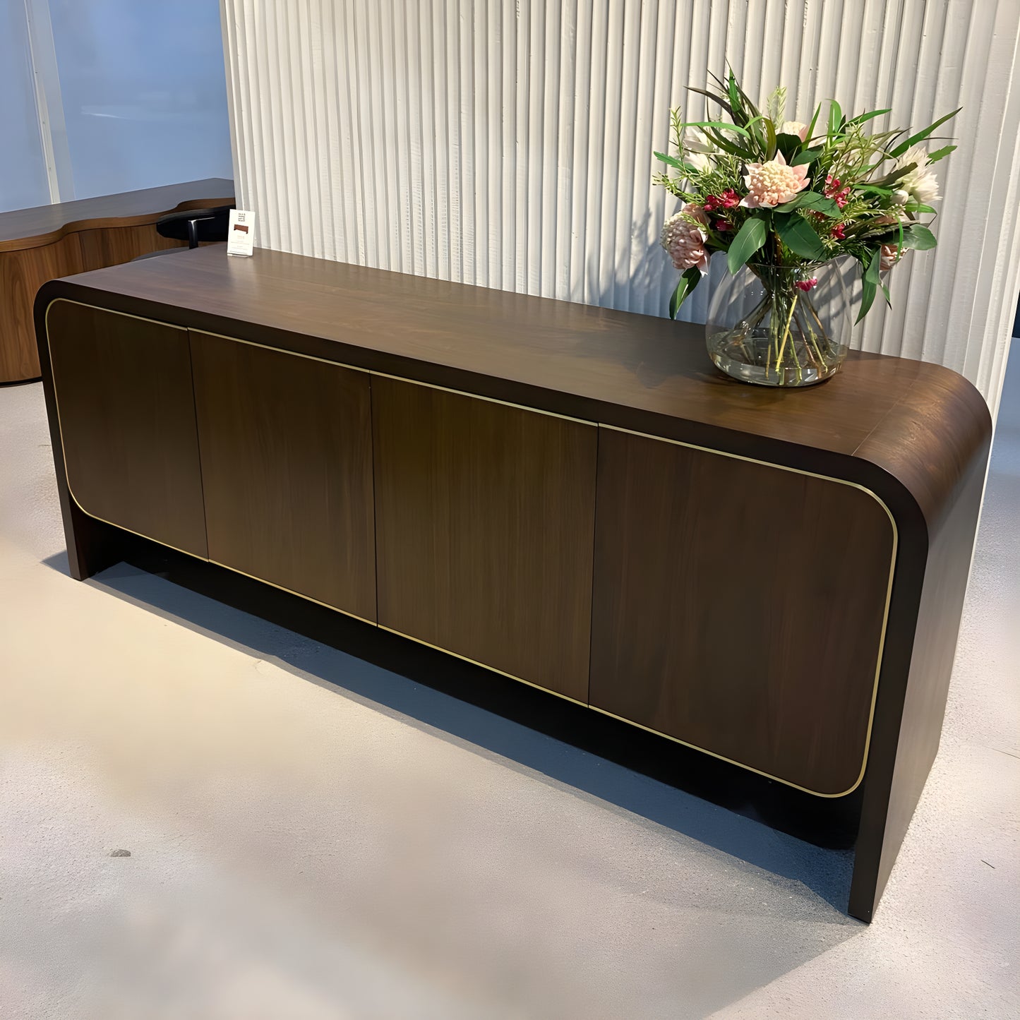 Brooklyn Walnut Buffet Unit, 2m