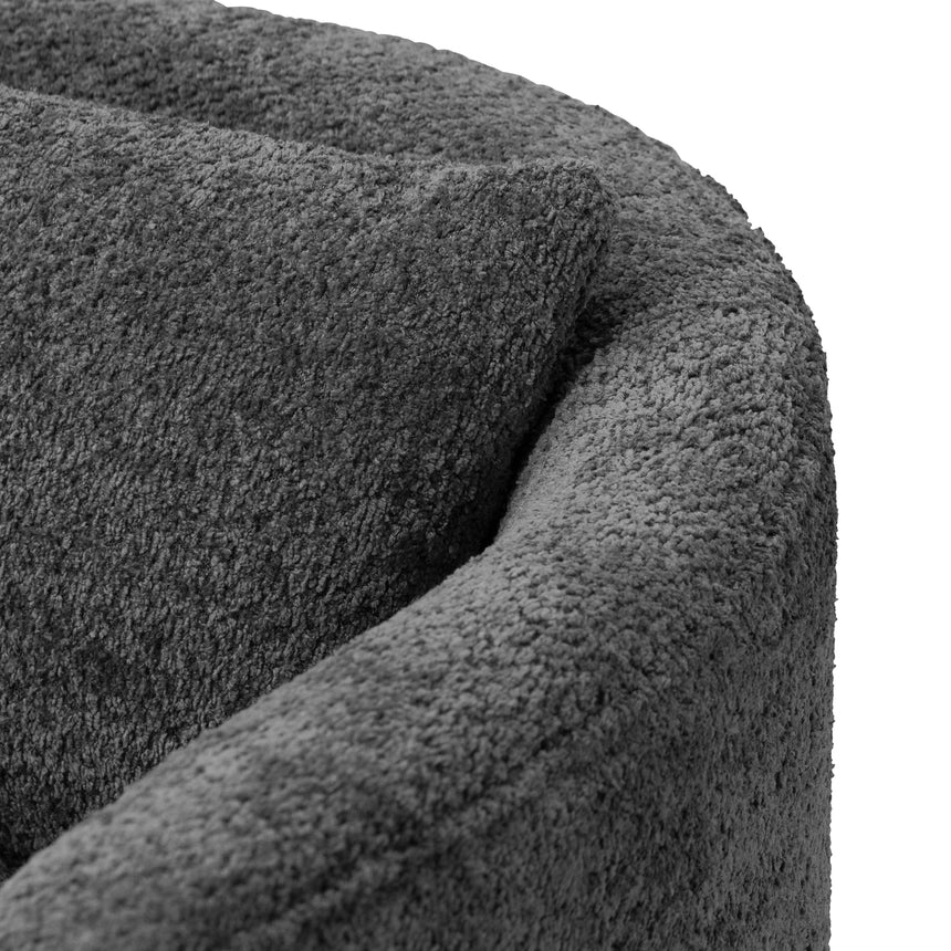 Eclipse Fabric Armchair - Iron Grey