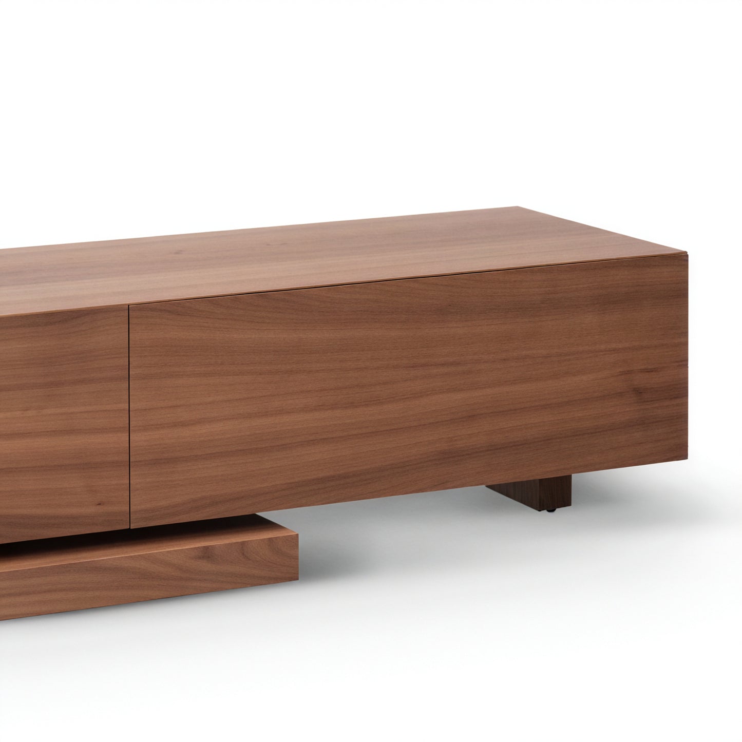 London Extendable Entertainment Unit, Walnut (240cm to 307cm width)
