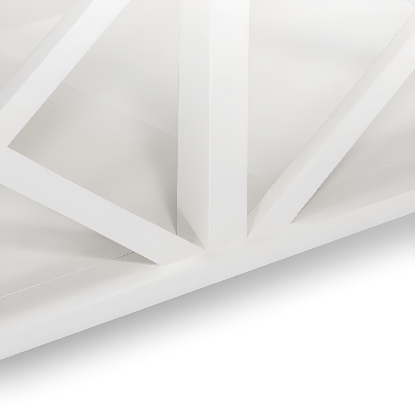 Sorrento Hamptons Square Coffee Table White, 120cm