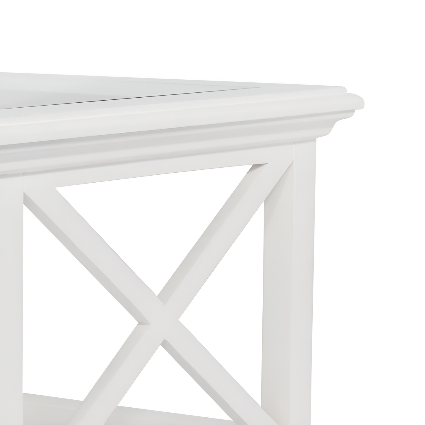 Sorrento Hamptons Square Coffee Table White, 120cm