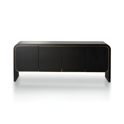 Brooklyn Textured Espresso Black Buffet, 2m