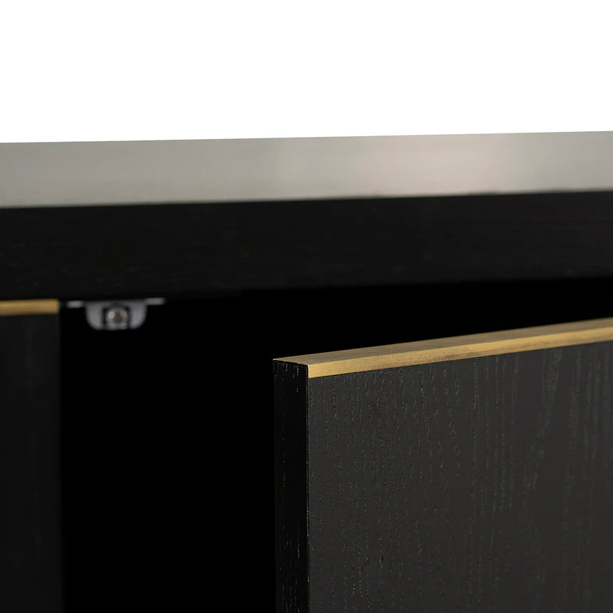 Brooklyn Textured Espresso Black Buffet, 2m