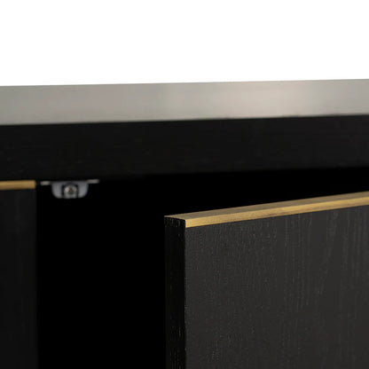 Brooklyn Textured Espresso Black Buffet, 2m
