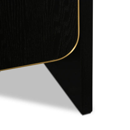 Brooklyn Textured Espresso Black Buffet, 2m
