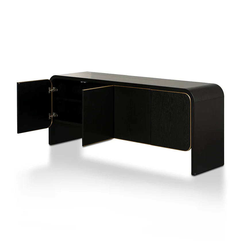 Brooklyn Textured Espresso Black Buffet, 2m