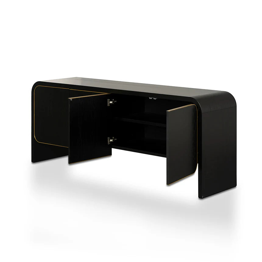 Brooklyn Textured Espresso Black Buffet, 2m