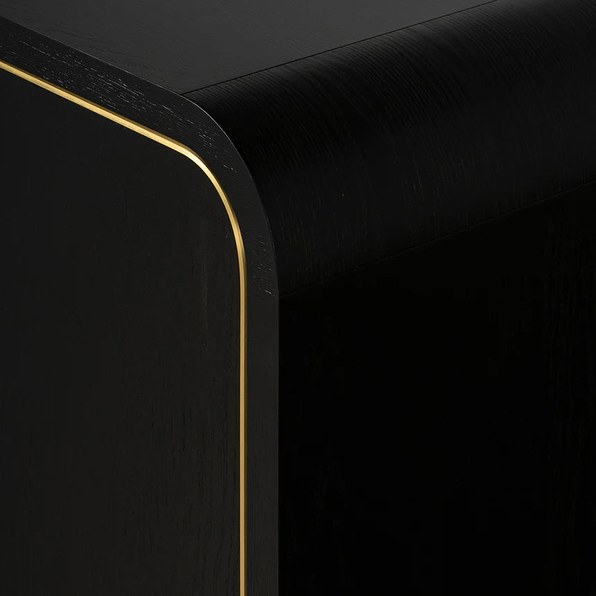 Brooklyn Textured Espresso Black Buffet, 2m