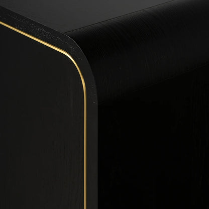 Brooklyn Textured Espresso Black Buffet, 2m