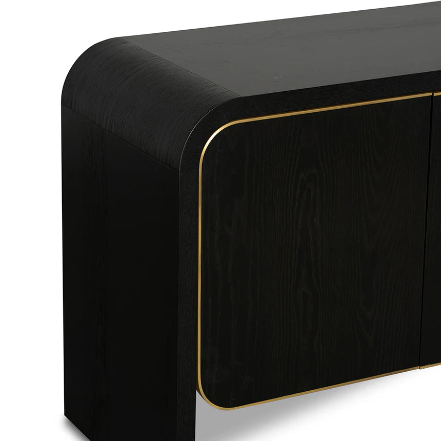 Brooklyn Textured Espresso Black Buffet, 2m