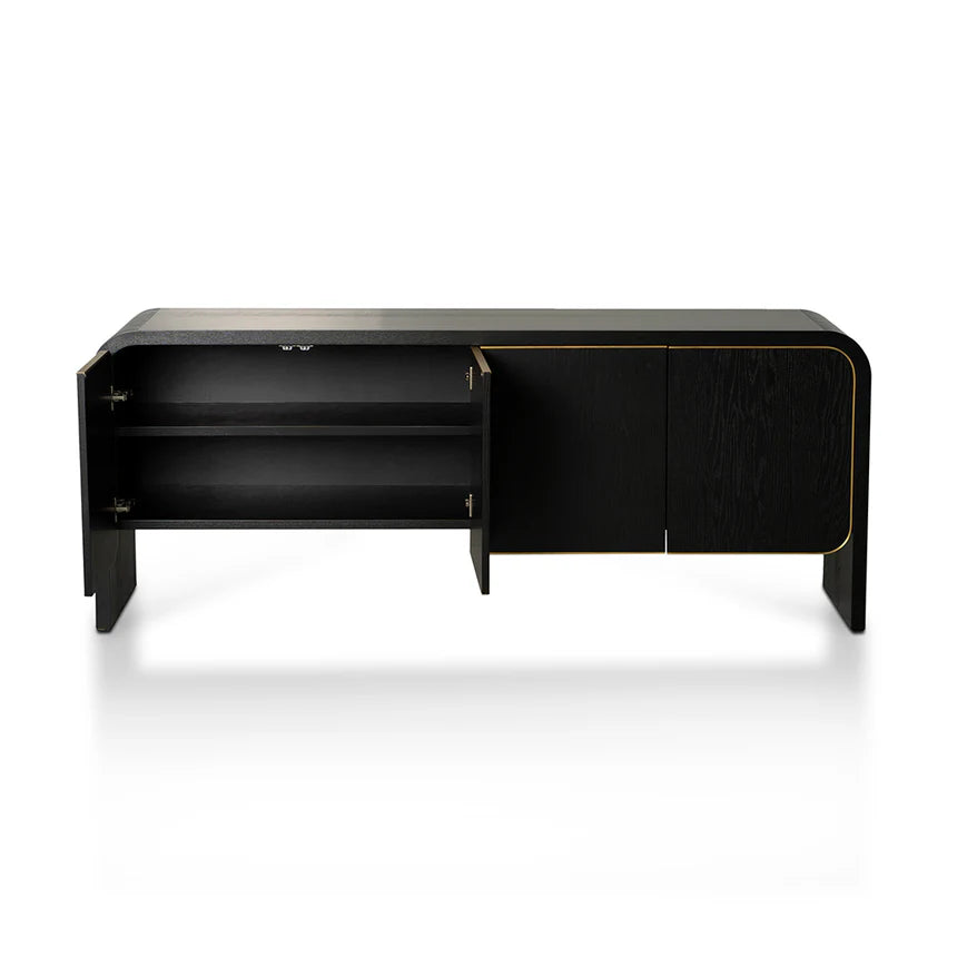 Brooklyn Textured Espresso Black Buffet, 2m