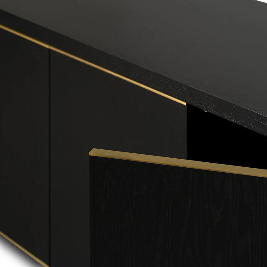 Brooklyn Textured Espresso Black Buffet, 2m