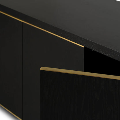 Brooklyn Textured Espresso Black Buffet, 2m