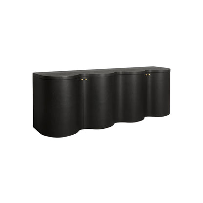 Liverpool Black Sideboard Unit, 2.15m