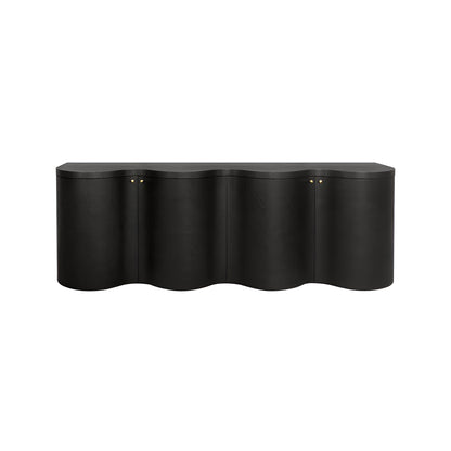 Liverpool Black Sideboard Unit, 2.15m