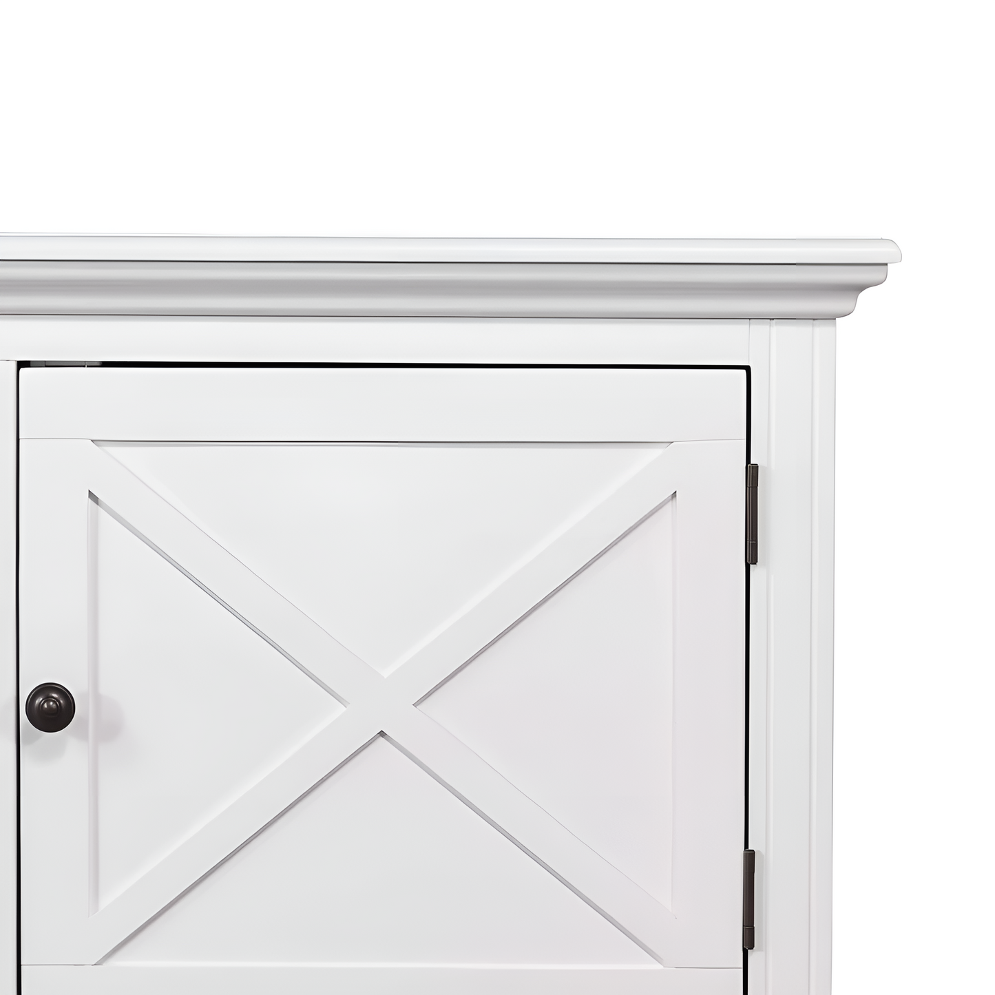 Sorrento Hamptons Entertainment Unit White, 1.7m