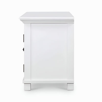 Sorrento Hamptons Entertainment Unit White, 1.7m