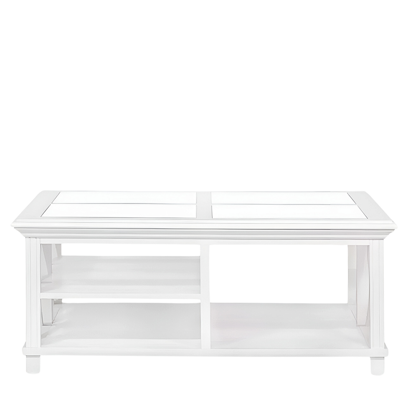 Sorrento Hamptons Square Coffee Table White, 120cm