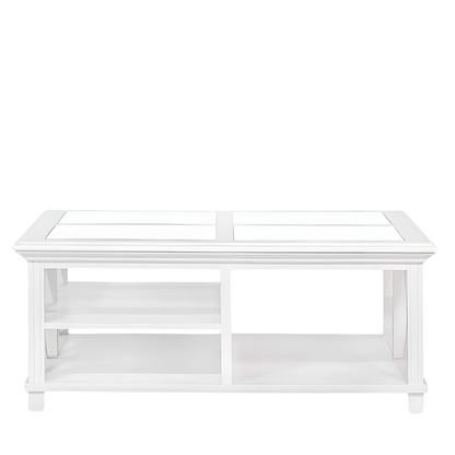 Sorrento Hamptons Square Coffee Table White, 120cm