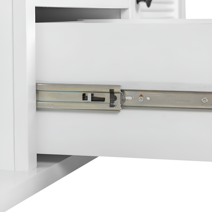 West Beach Hamptons Entertainment Unit White, 1.7m