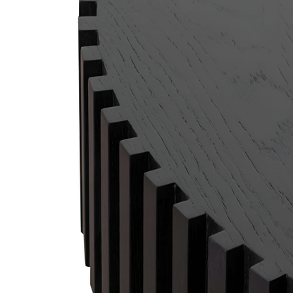 Zenith Black Oak Round Table.